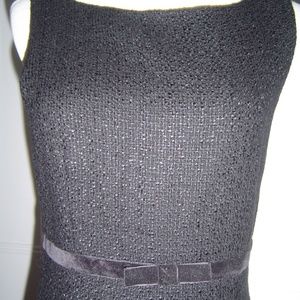 GAP BLACK 60S STYLE EMPIRE WAIST DRESS 6